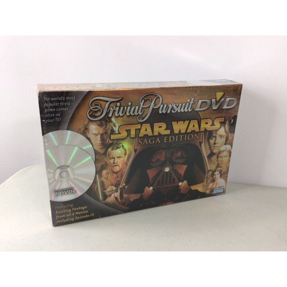 Star Wars Saga Edition Trivial Pursuit DVD Trivia Game NEW